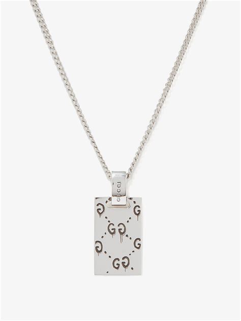 gucci ladies ghost necklace.